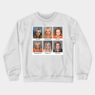 Lohan Mugshots Crewneck Sweatshirt